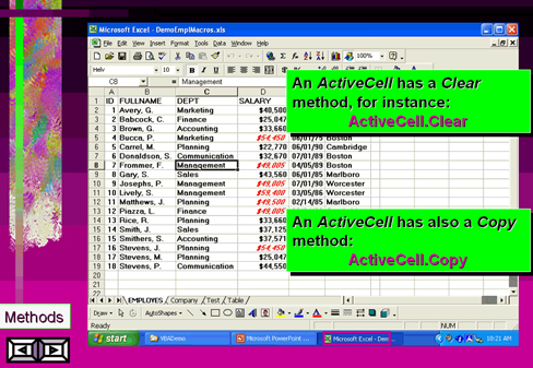 Learn Excel VBA in full color. Every slide has rich illustrations to demonstrate the concept.