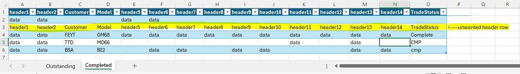 Unwanted header row.JPG