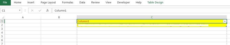 excel stop automatically making column into table3.JPG