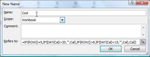 Name the formula as 'Cool'