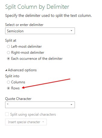 excel for mac split data by demiliter