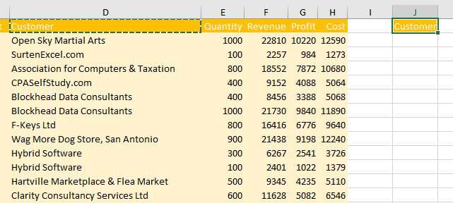 excel summarize data on flash drive