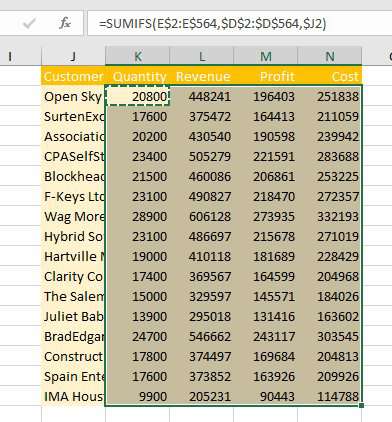 excel summarize data on flash drive