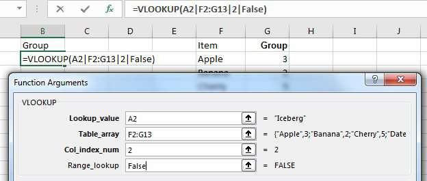 Comma delimited in excel formula