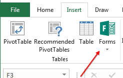 F for Forms joins X for Excel, W for Word, and so on.