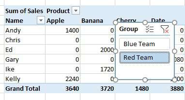 excel for mac how to add slicer