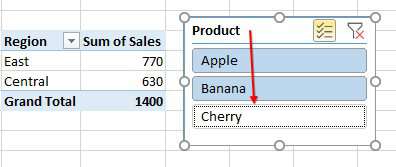 Pressing Enter on Cherry will remove it from the Filter when you have Multi-Select turned on.