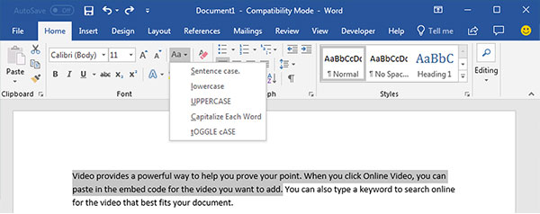 How To Change Text In Excel To Sentence Case