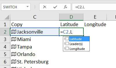 Excel Address To Lat Long Find Latitude And Longitude For Each City In Excel - Excel Tips - Mrexcel  Publishing