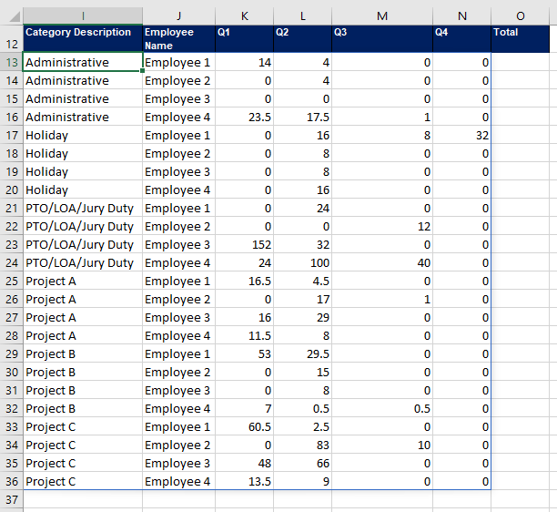 One dynamic array