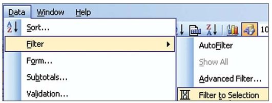 Figure 119. In menus, you can specify one letter to have an accelerator key.