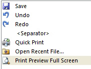 It is a little-known secret, but the old Print Preview is available for adding to the QAT or Ribbon. Look for the command called Print Preview Full Screen.