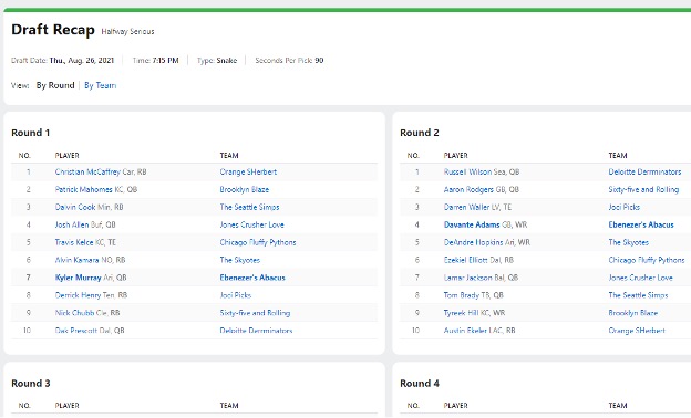 draft fantasy football espn