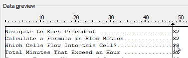 In Step 2, carefully click after the last period and before the page number in order to add a line. It is not shown in this example, but this will fail later when the page numbers change from 99 to 100. 