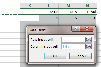 When the model is based on a random function, you can use the Data Table. Leave the Row Input cell blank and choose any empty cell for the Column Input Cell.