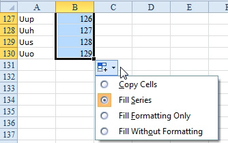 One option is to add a Sequence column in B with numbers 1 through 129. After sorting by column A, you can use this sequence column to sort back into the original sequence.