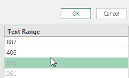 A column appears on the far right where you can type some examples. Type the correct code for the first two rows. The grey guesses for the other rows appear to be correct.