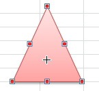 A triangle shape has six attachment points - three at the corners, and three at the midpoint of each side.