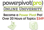 Power Pivot Pro University