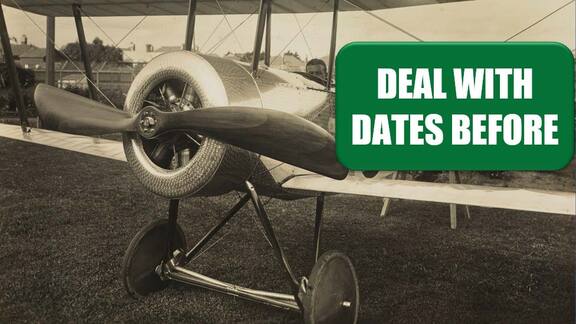 Deal With Dates Before 1900 Excel Tips MrExcel Publishing