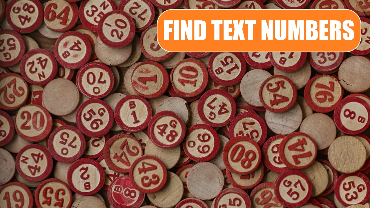 Find Text Numbers