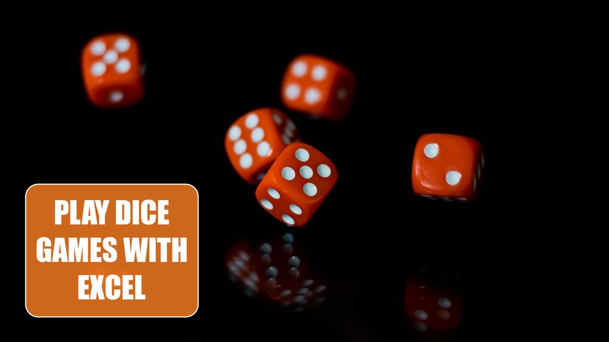 Play Dice Games with Excel - Excel Tips - MrExcel Publishing