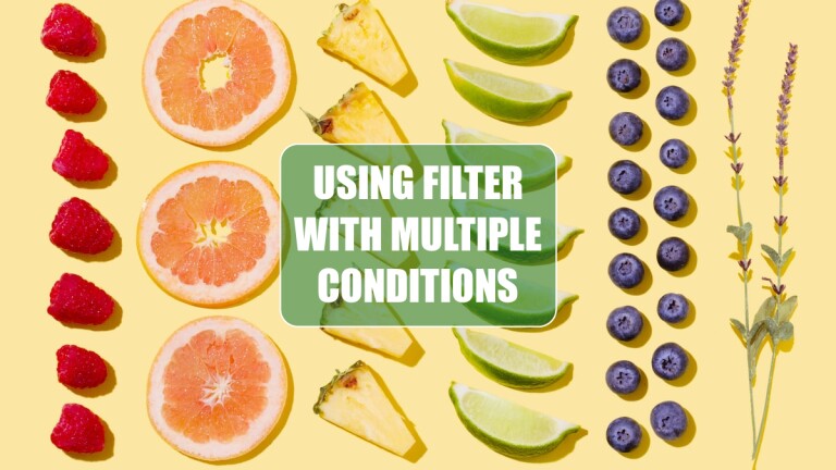 Using Filter With Multiple Conditions Excel Tips Mrexcel Publishing 6330