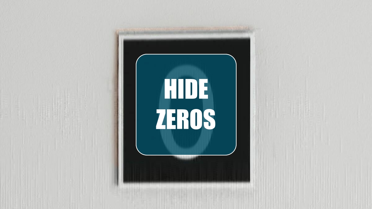 Hide Zeros & Other Custom Number Formatting Tricks