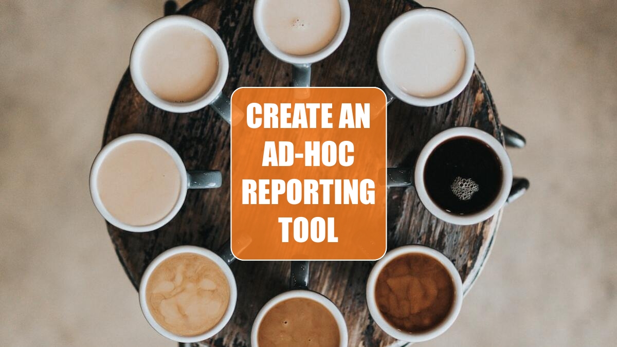 Create an Ad-Hoc Reporting Tool