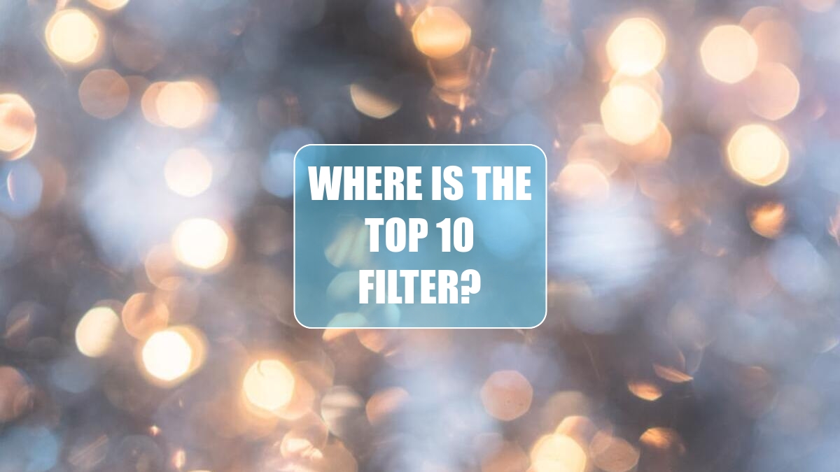 Where Is The Top 10 Filter Excel Tips Mrexcel Publishing 7835