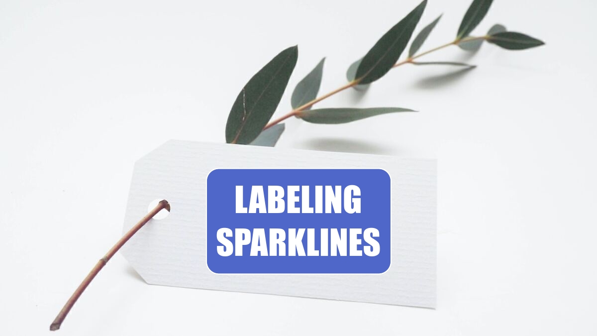 Labeling Sparklines