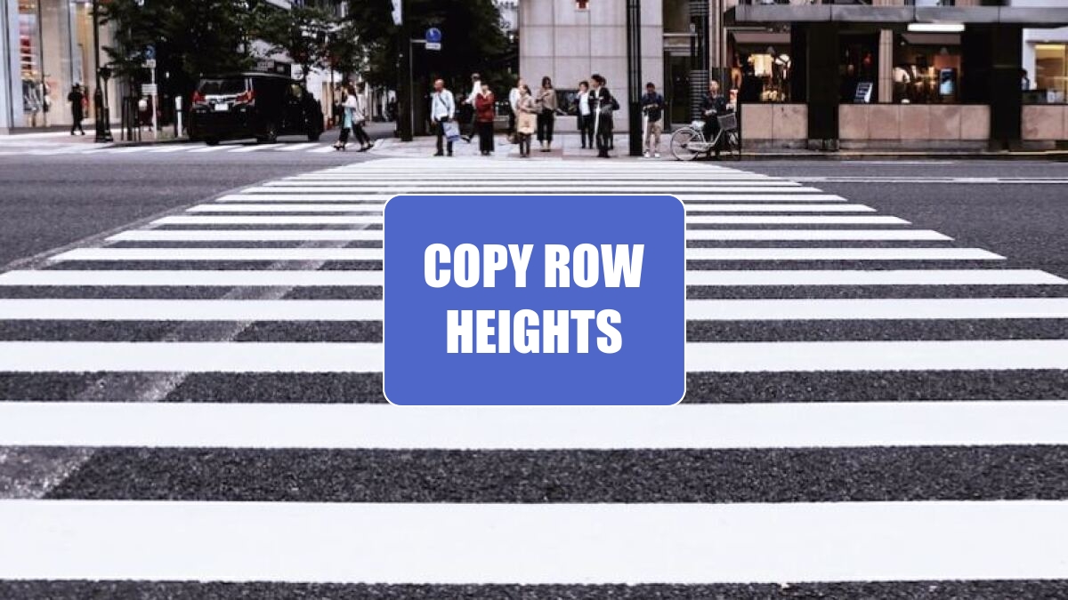 Copy Row Heights