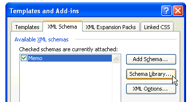 excel xml schema