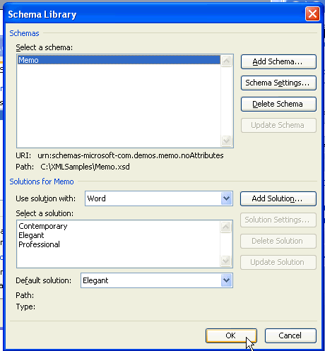 excel xml schema