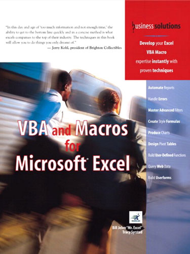 VBA and Macros for Microsoft Excel