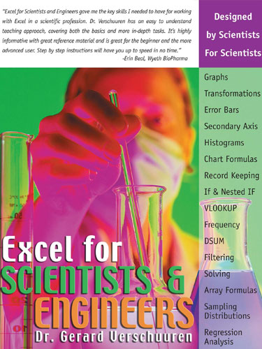 Excel for Scientists and Engineers