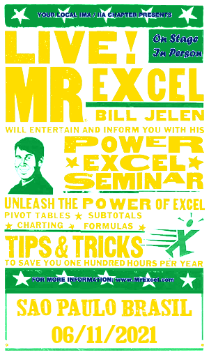 MrExcel Seminar at SAO PAULO BRASIL