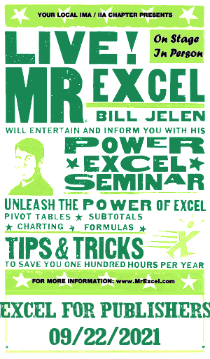 MrExcel Seminar at CALIFORNIA