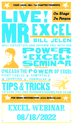 MrExcel Seminar at BOSTON, MA